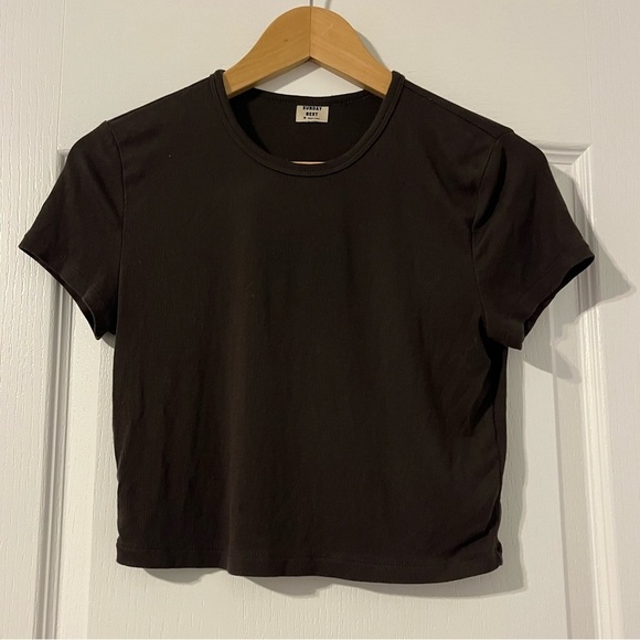 Sunday Best | Cropped Tee | Brown | Medium - Picture 2 of 6